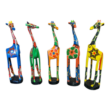 Giraffe of many colors
