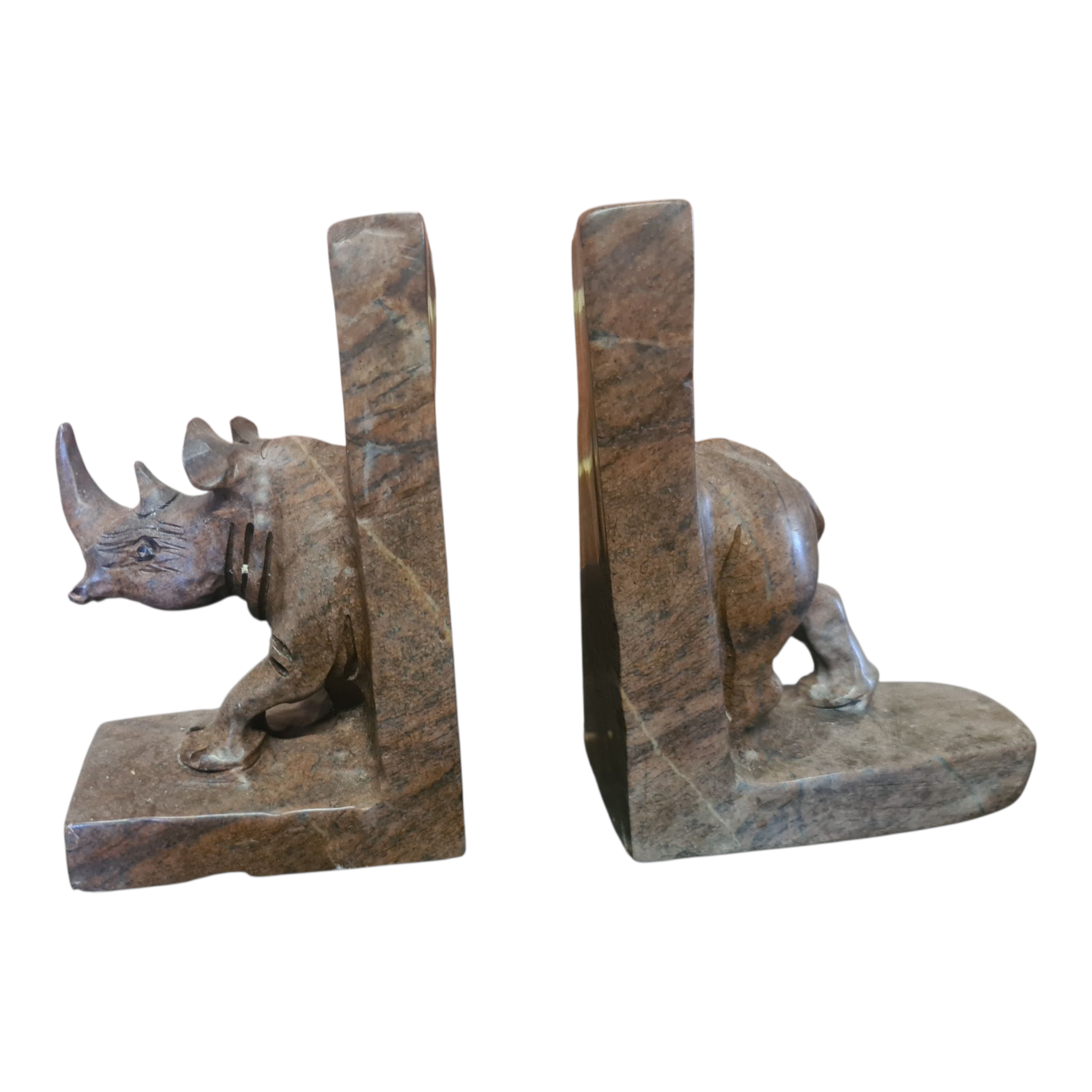 Rhino Bookends